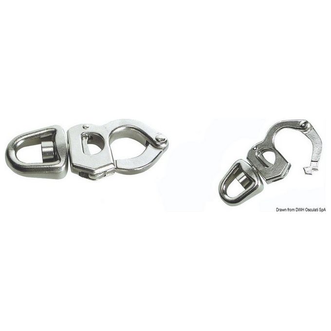Moschettone inox grilletto mm 105 09.855.02