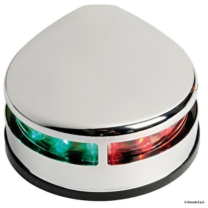 Fanale bicolore inox lucido 11.041.21