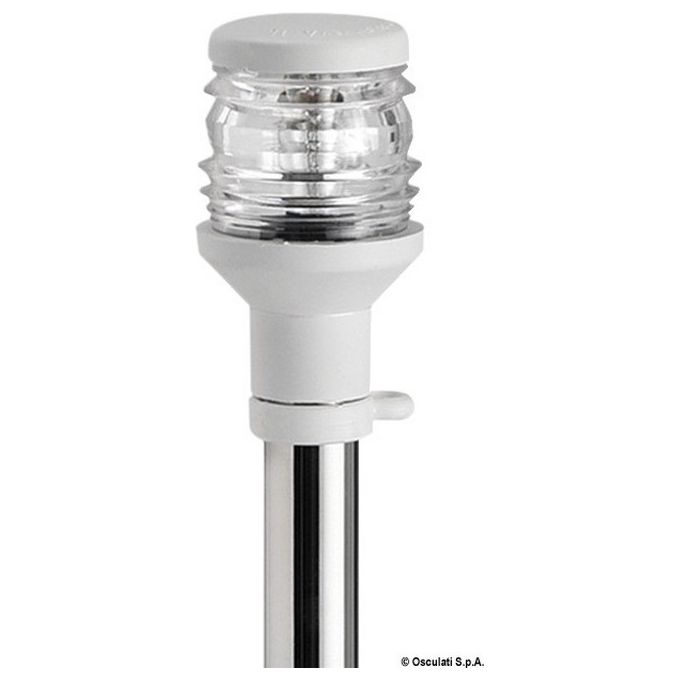 Asta Compact inox 100 cm fanale bianco 11.112.04