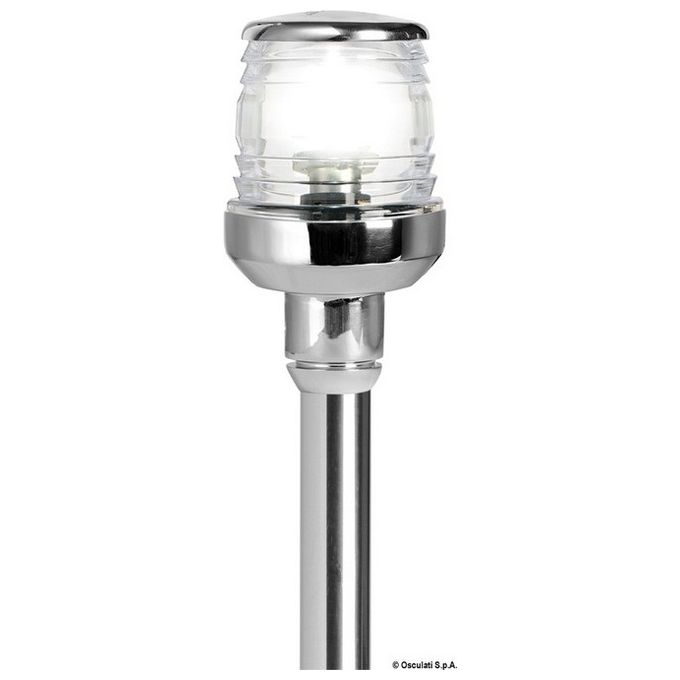 Asta 360 gradi led abbattibile inox 11.130.12