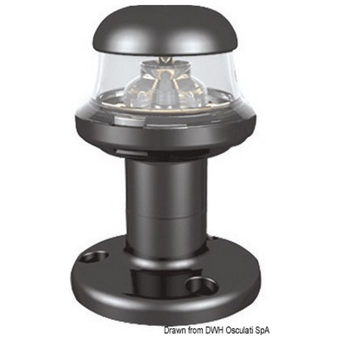 Fanale nero led 360 gradi 11.131.01
