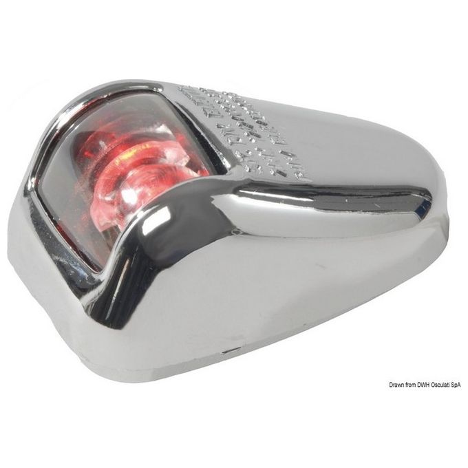 Fanale rosso 112 gradi cromato Orions 11.395.21