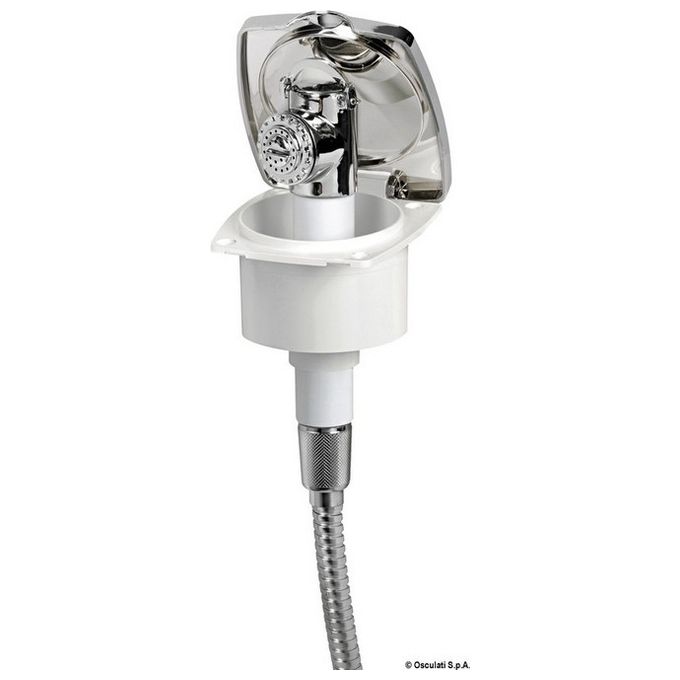Doccetta New Edge cromata tubo PVC 4 m 15.243.07