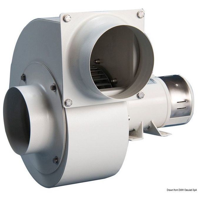 Aspiratore centrifugo acciaio 24 V 0,55 KW 28 A LD 16.102.15