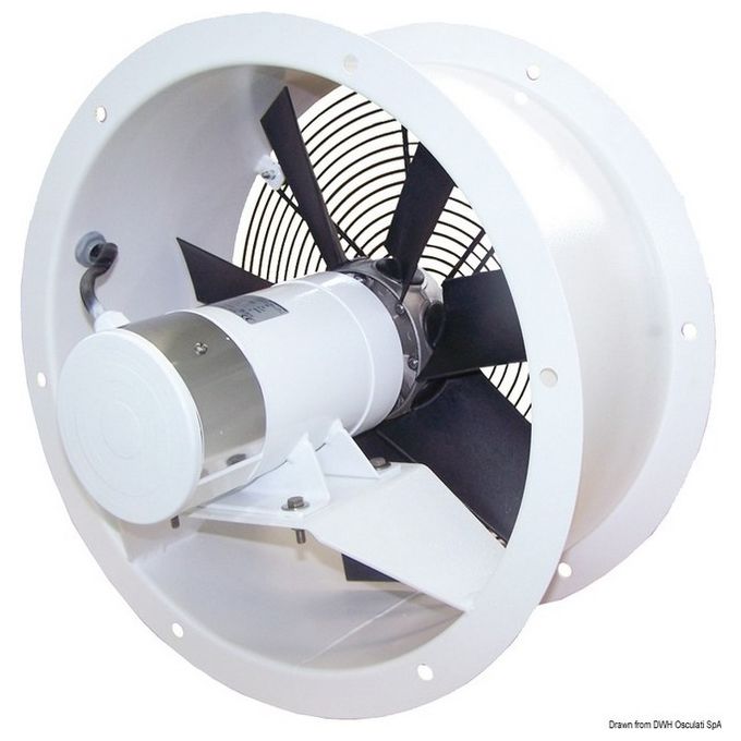 Aspiratore assiale acciaio 24 V 0,15 KW 6 A FP 16.103.12