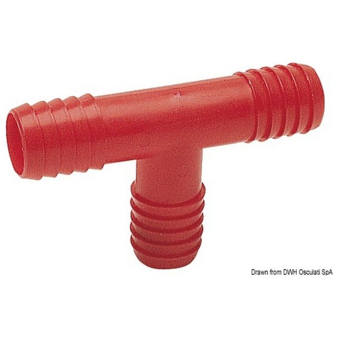 Raccordo nylon a T mm 18 17.204.18