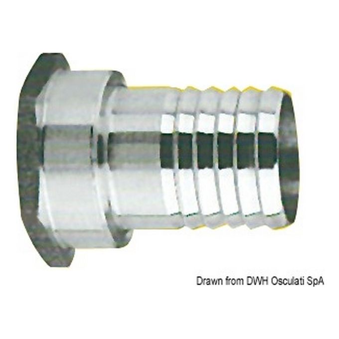 Portagomma inox femmina 1 1-4'' x 35 mm 17.210.08