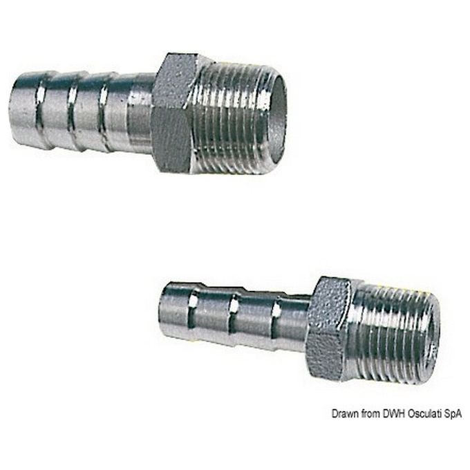 Portagomma maschio 1-2'' x 16 mm 17.306.22