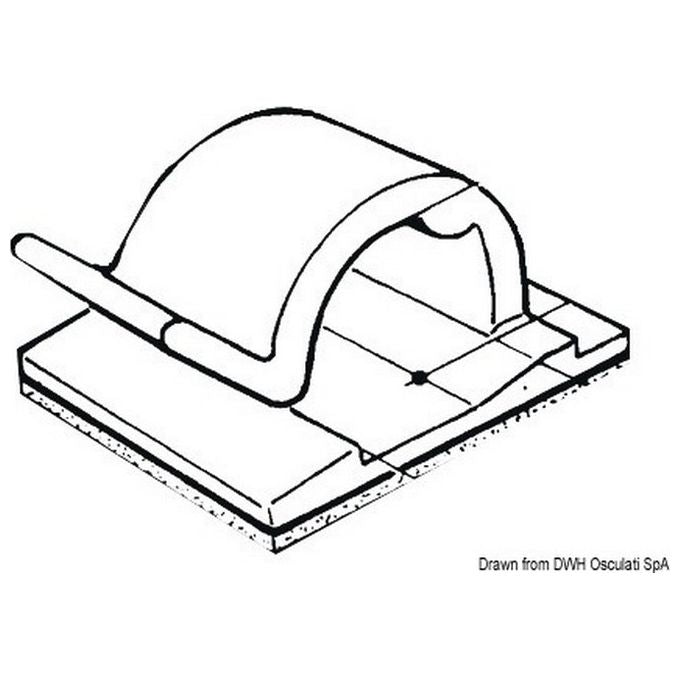 Fermacavo nylon 5 x 5 mm 18.030.01
