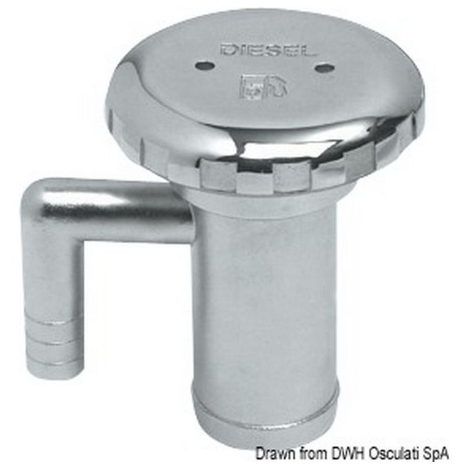 Tappo inox con sfiato Diesel 50 mm 20.565.05
