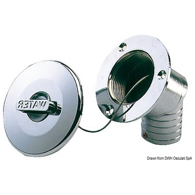 Tappo ottone cromato inclinato filo DIESEL50 20.667.11