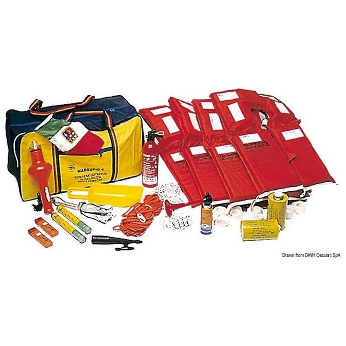 Kit marsupio 6 persone senza razzi entro 6 miglia 22.412.41