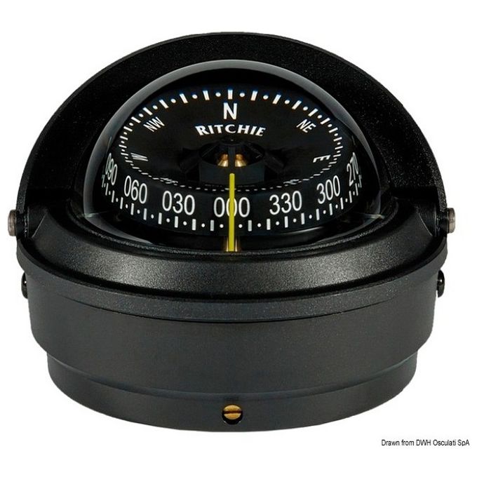Ritchie navigation Bussola Ritchie Wheelmark 3'' esterna nera-nera