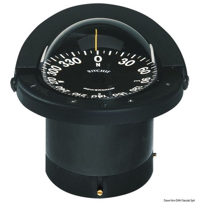 Ritchie navigation Bussola Ritchie Navigator 4''1-2 incasso nera-nera