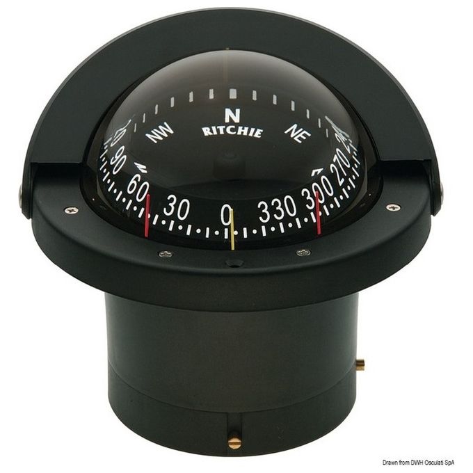 Ritchie navigation Bussola Ritchie Navigator 4''1-2 incasso combinato nero-nero