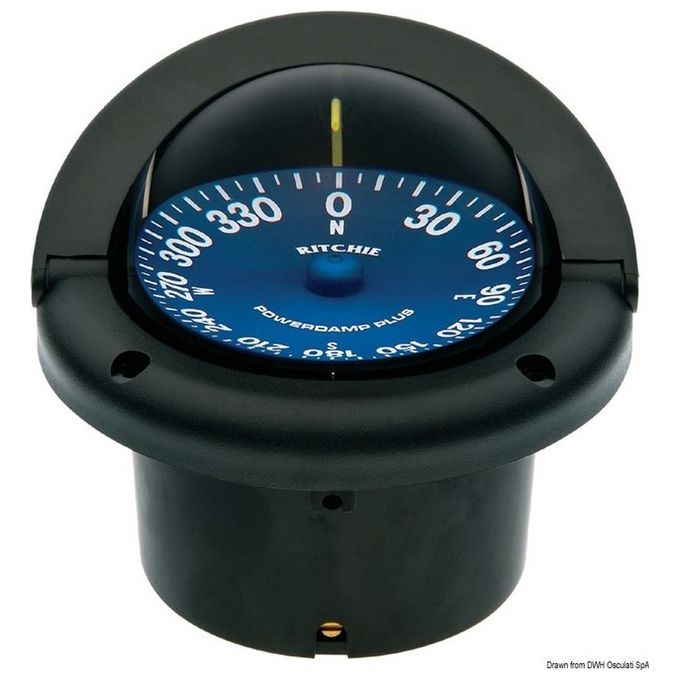 Ritchie navigation Bussola Ritchie Supersport 3''3-4 nera-blu