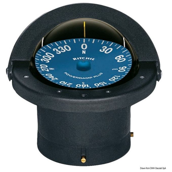 Ritchie navigation Bussola Ritchie Supersport 4''1-2 nera-blu