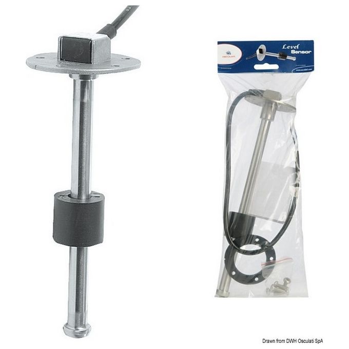 Galleggiante verticale 110 cm inox 10-180 Ohm 27.161.11