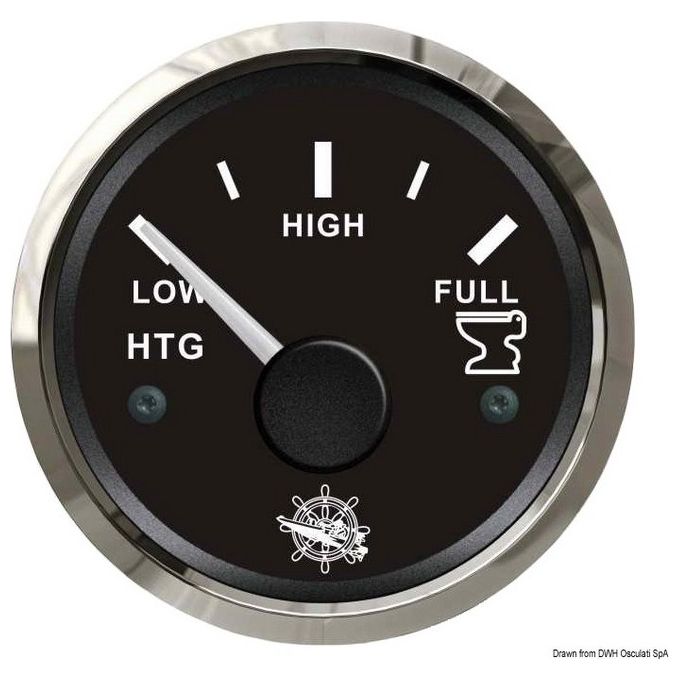 Indicatore acque nere 10-180 Ohm nero-lucida 27.321.05