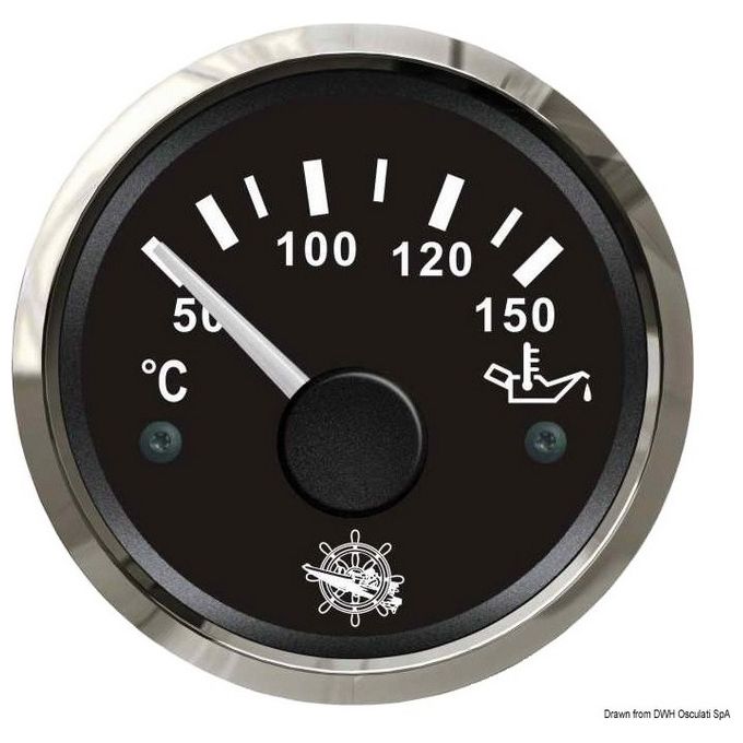 Indicatore temperatura olio 50-150 gradi nero-lucida 27.321.09