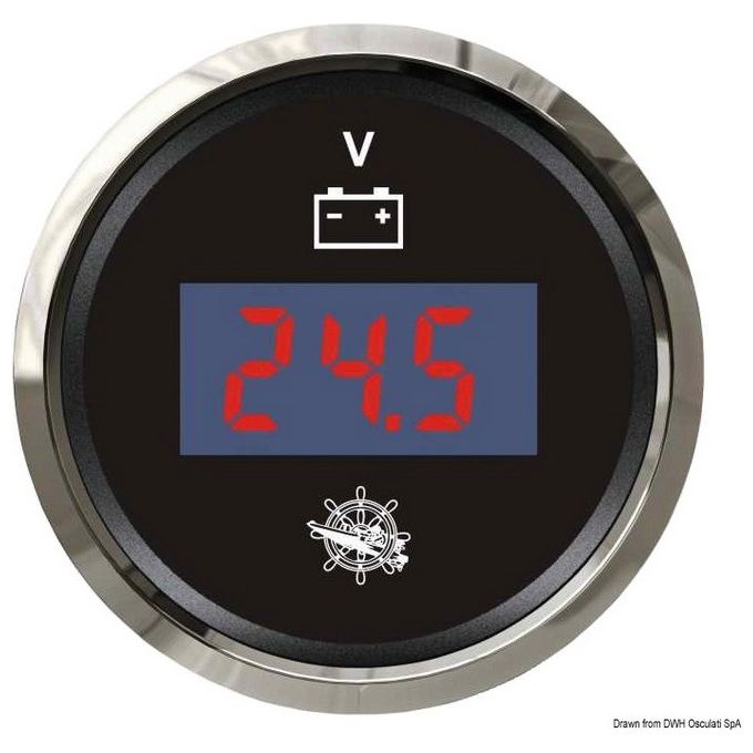 Voltmetro digitale 8-32 V nero-lucida 27.321.40