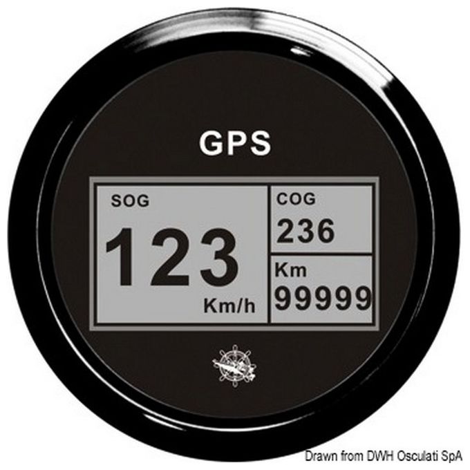 Log con bussola e totalizzatore GPS nero-nera 27.781.02