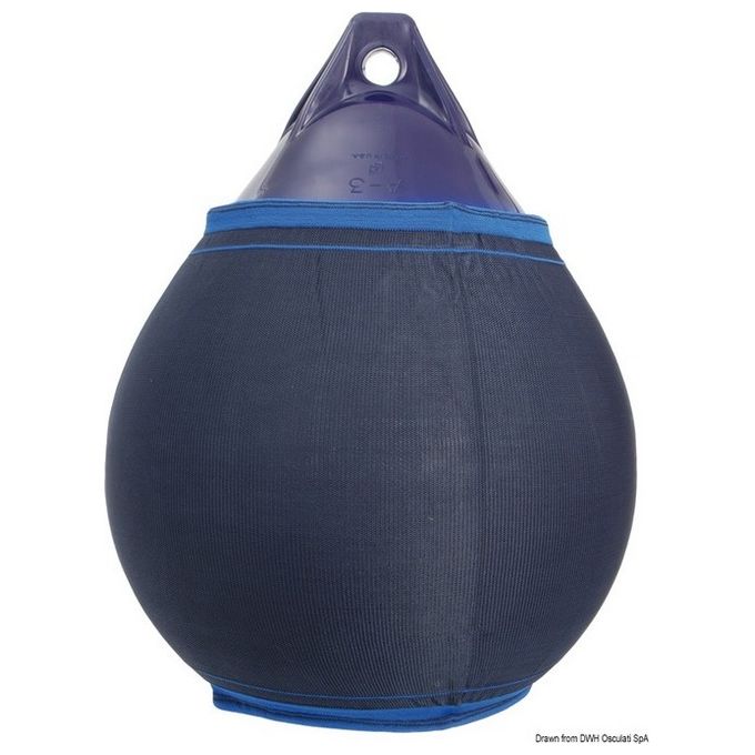 Copriparabordo A1 blu testa elastica, in PP 33.500.00