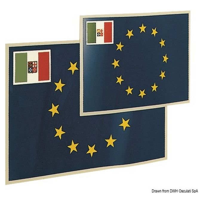 Bandiera adesiva Europa 20x30 35.478.02