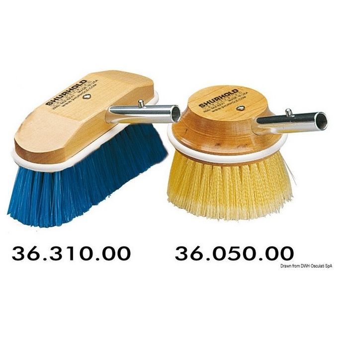 Shurhold Industries Spazzolone 8'' fibre morbide blu