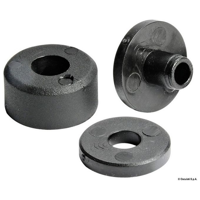 Distanziale fermavetro nero confezione 100 pz 37.350.02