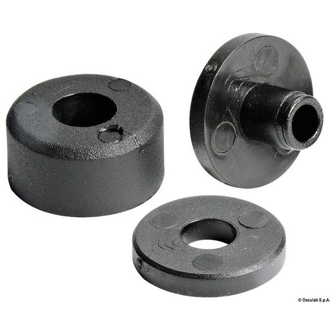 Distanziale fermavetro nero confezione 100 pz 37.350.02
