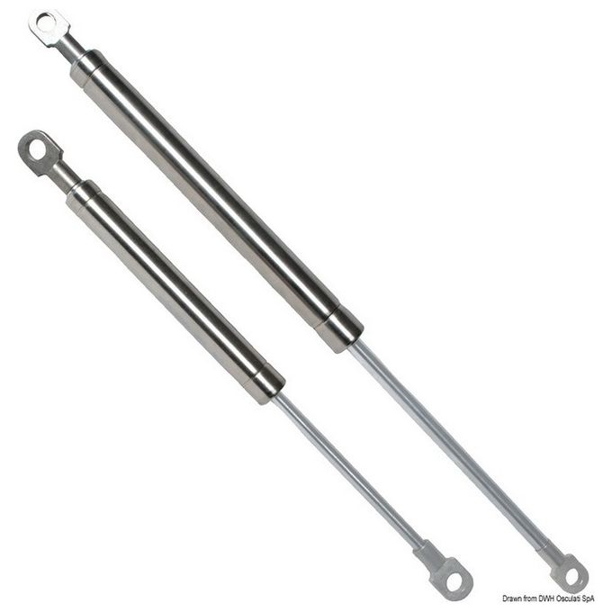 Molla a gas 900 mm kg 45 inox 38.009.27