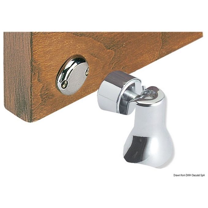Fermaporte magnetico ottone cromato 38.155.00