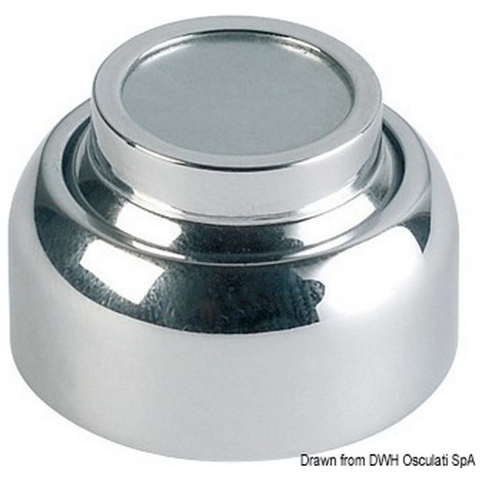 Fermaporte magnetico ottone cromato 38.155.20