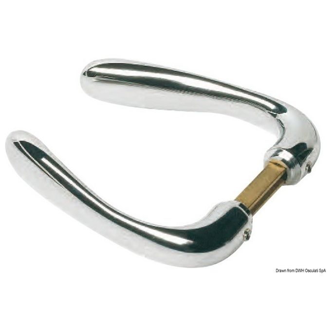 Maniglia ottone cromato mm113 38.348.46