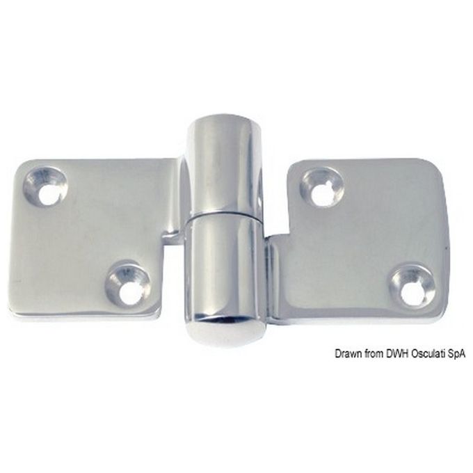 Cerniera inox sfilabile sinistra 100x50 mm 38.512.01