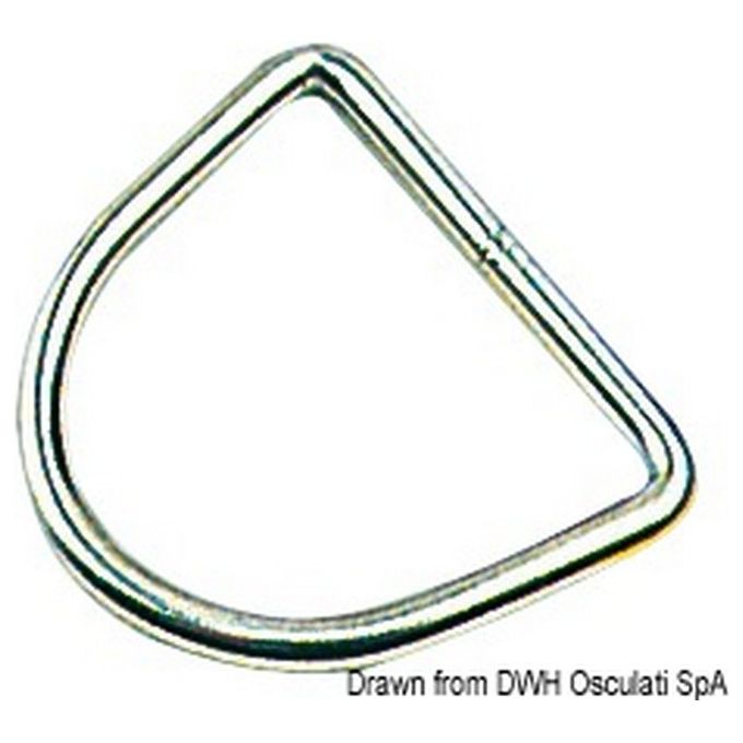 Mezzo anello inox 5x25 mm 39.599.20