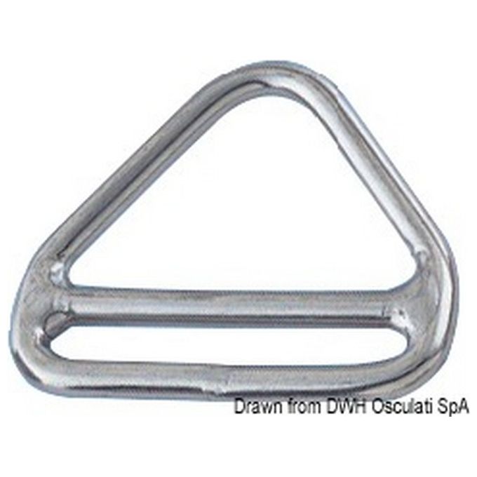 Triangolo barra inox 5x45 mm 39.601.01
