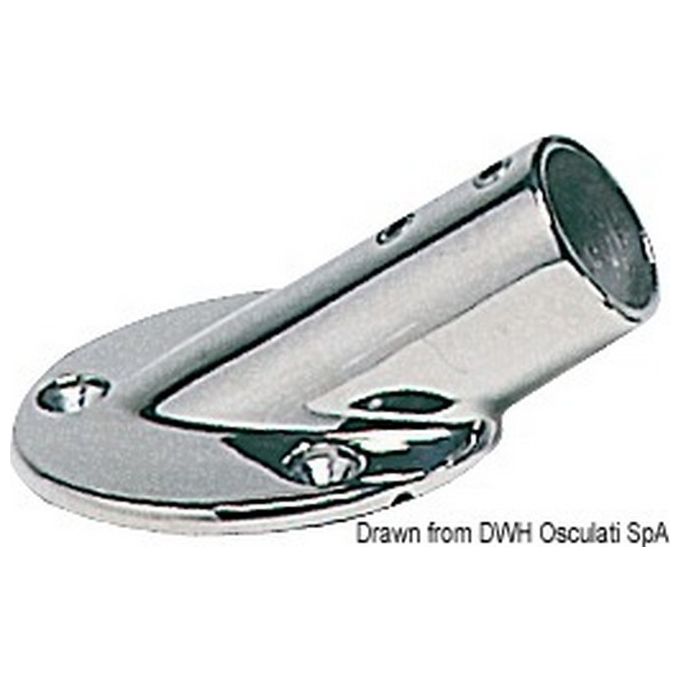 Base inox pulpito 30 gradi 22 mm 41.112.00