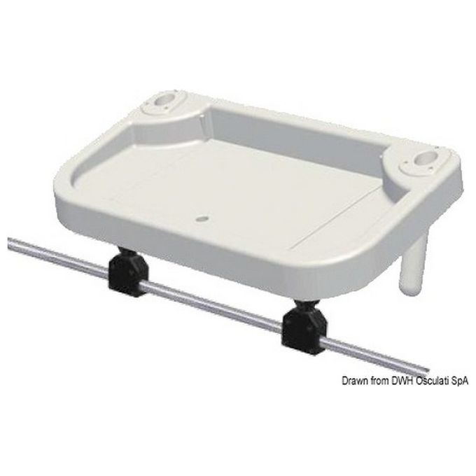 Vassoio per tubi pulpito diametro 25 mm 850x460 mm 41.168.19