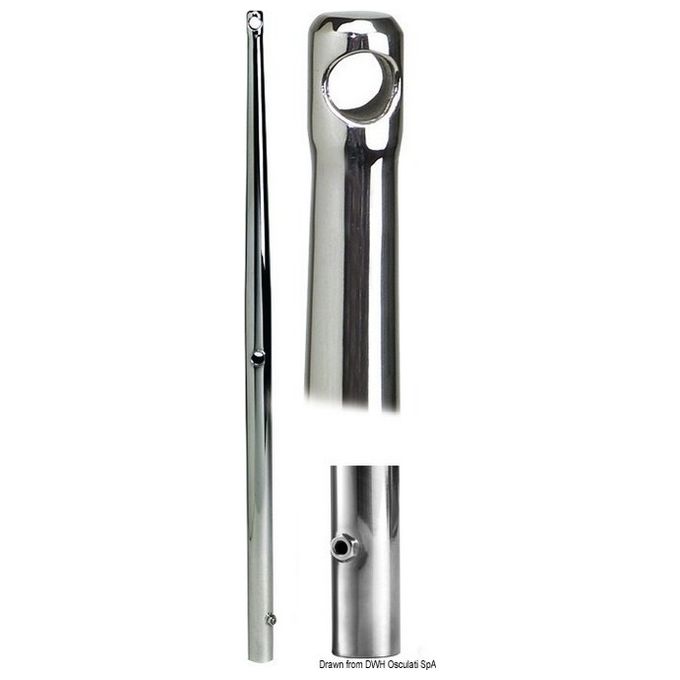 Candeliere inox mm 625 regolamentare ORC 41.176.12