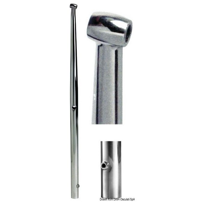 Candeliere inox 610 mm 41.177.01