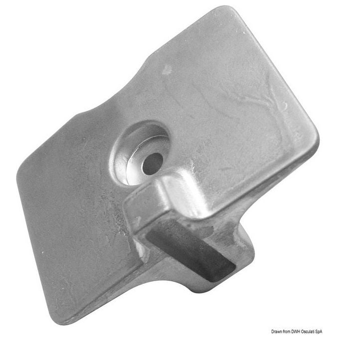 Anodo alluminio Yamaha mm 80x58 43.276.01