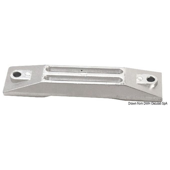 Anodo alluminio a piastra per 35-50 HP 43.290.01