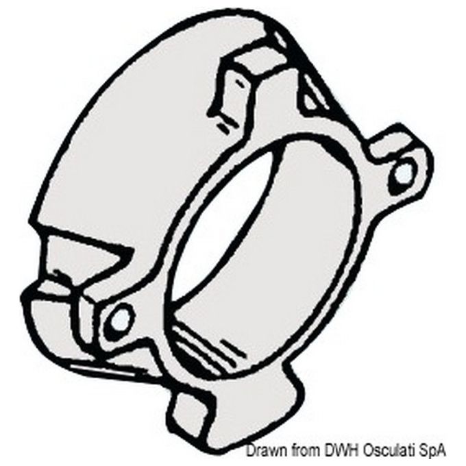 Anodo alluminio collare Alpha 43.432.10