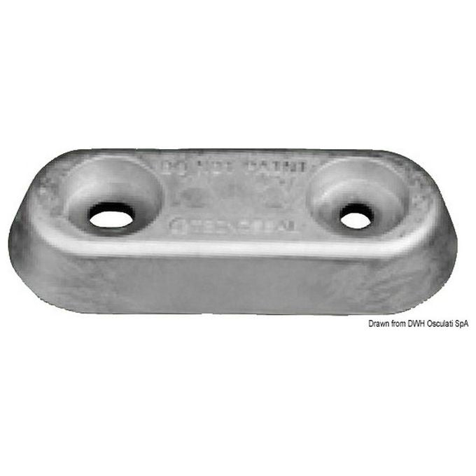 OSCULATI Anodo Ovale 900 g per Manutenzione Nautica Codice 43.902.00 Ottimizza la Durabilita' del Tuo Impianto Nautico