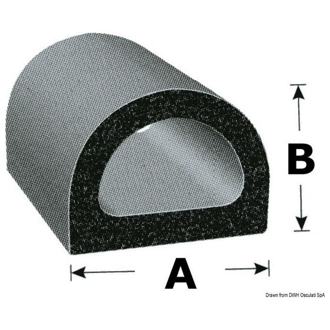 Profilo autoadesivo 17,5 x 16,9 mm 44.490.02