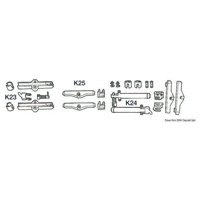 Kit K 23 per cavi C14 45.047.23