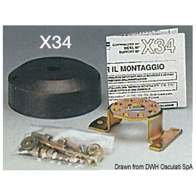 Coprimozzo per T 71 90 gradi 45.055.02