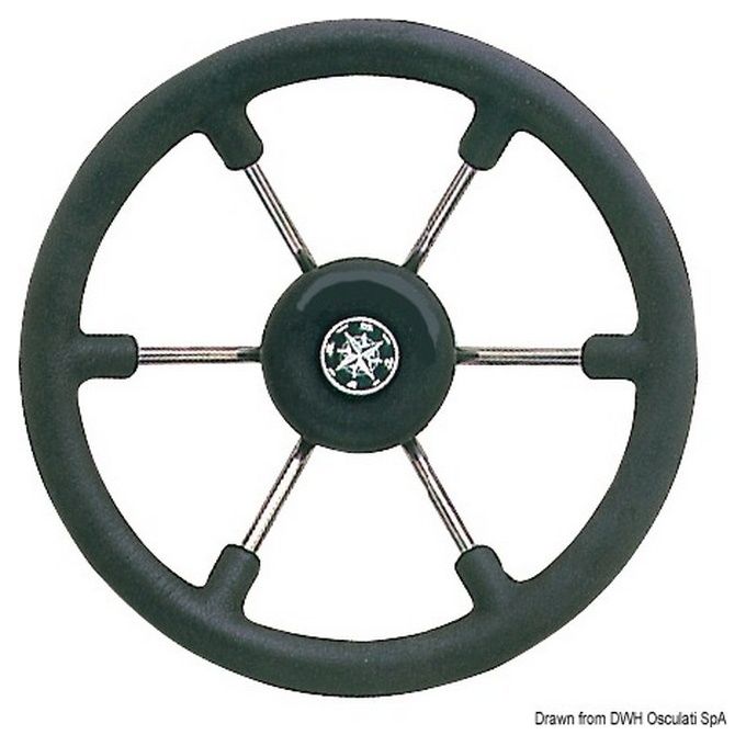 Timone inox mm 340 nera 45.139.33